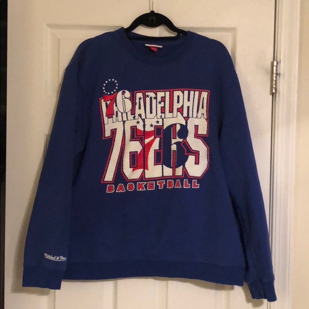 Mitchell & Ness Philadelphia 76ers Crew-Neck - XL